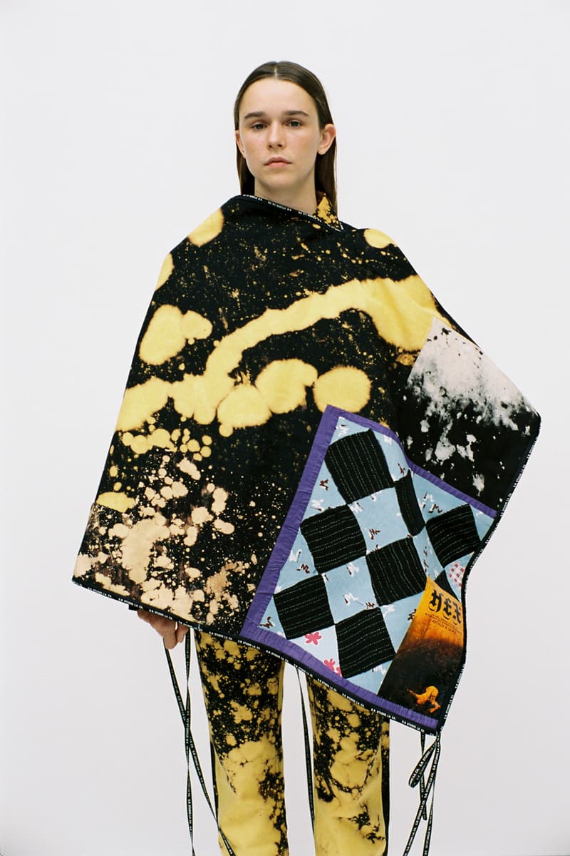 S.R. STUDIO. LA. CA. Sterling Ruby The Broken Arm Installation Third Collection UNIQUE Ponchos Dresses Jackets Shirts Sweaters
