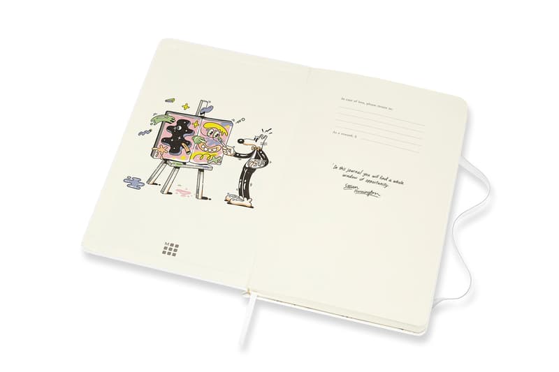 Steven Harrington Moleskine Collection Collaboration Sketchbooks Phone Cases Pouches Black White Green Psychedelic Pop