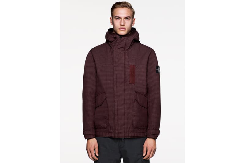 Stone Island 019'020_Reflective Weave Ripstop-TC Fall/Winter 2019 FW19 Collection Capsule Lookbook Pieces Garments Technology Tape twisted cotton nylon ripstop Outerwear pieces trousers accessories glass microspheres