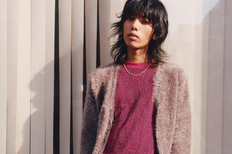 stussy menlo scruffy cardigan