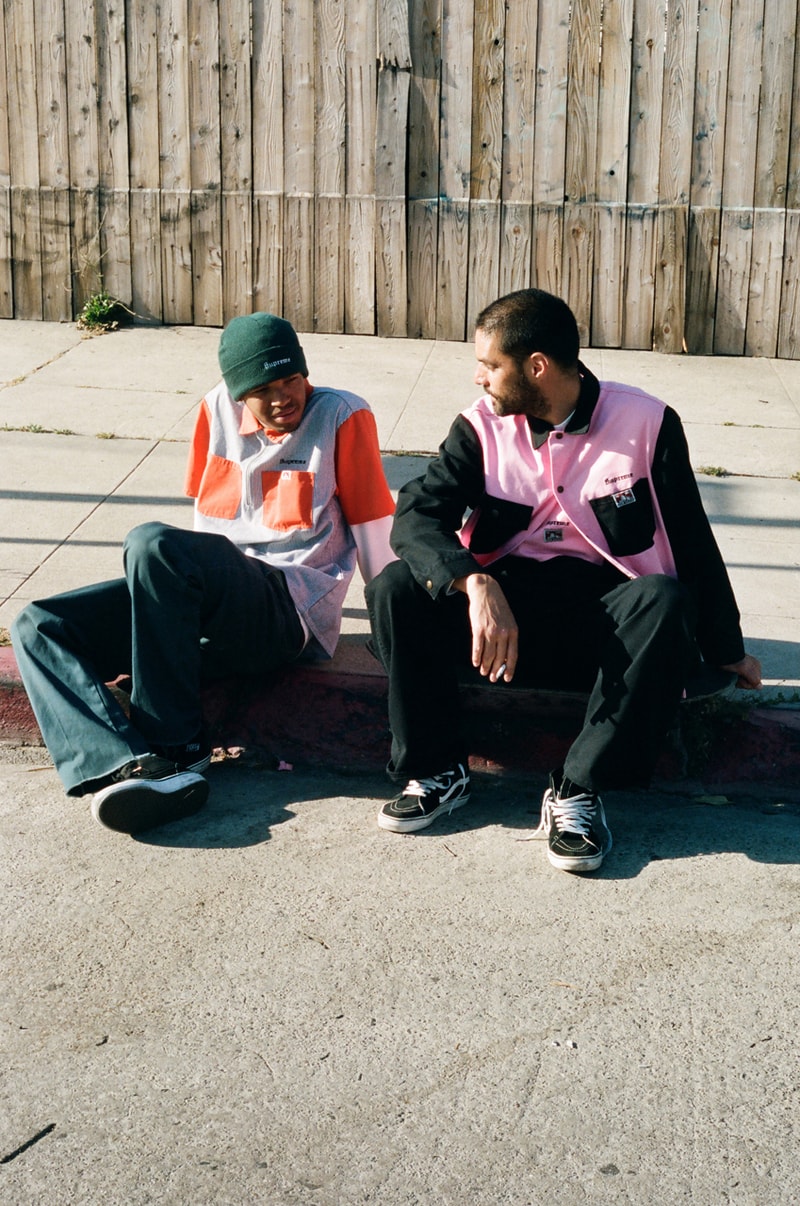 Supreme Ben Davis Fall 2019 Collection Info workwear chore coat jackets hickory stripes overalls jeans supreme New York Railroad 