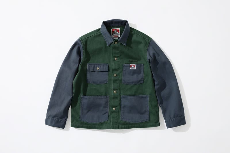 Supreme Ben Davis Fall 2019 Collection Info workwear chore coat jackets hickory stripes overalls jeans supreme New York Railroad 