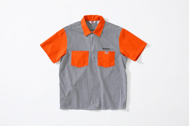 Supreme Ben Davis Fall 2019 Collection Info workwear chore coat jackets hickory stripes overalls jeans supreme New York Railroad 