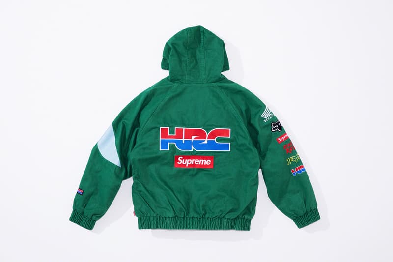 Supreme x Fox Racing x Honda Fall 2019 Collection dirt bikes mx motocross honda wings fox racing outdoors jackets pants hypebeast collaboration