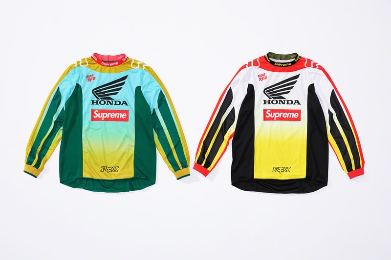 Supreme x Fox Racing x Honda Fall 2019 Collection dirt bikes mx motocross honda  wings fox racing outdoors jackets pants hypebeast collaboration 