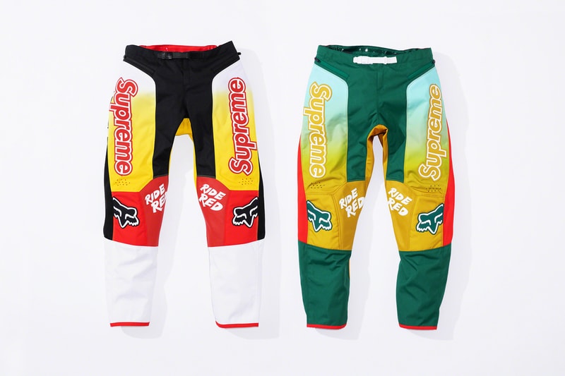 Supreme x Fox Racing x Honda Fall 2019 Collection dirt bikes mx motocross honda  wings fox racing outdoors jackets pants hypebeast collaboration 