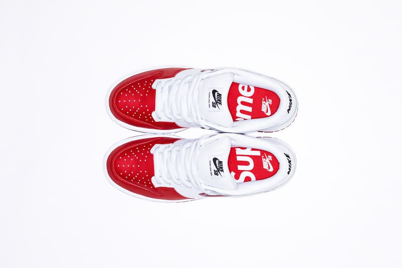 Supreme x Nike SB Dunk Low Official Release Info Lookbook Supreme New York skateboarding World Famous Nike Air Swoosh footwear sneakers 