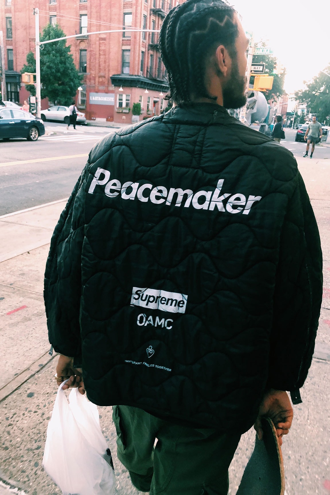 supreme oamc Immigration Families Together collaboration jacket release information charity peacemaker buy cop purchase pre order details luke meier
