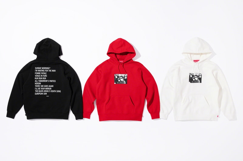 Supreme x The Velvet Underground Fall 2019 Collection Lou Reed Andy Warhol New York Loaded caught between the twisted stars Moe Tucker Lou Reed
