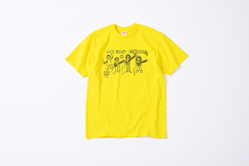 Supreme x The Velvet Underground Fall 2019 Collection Lou Reed Andy Warhol New York Loaded caught between the twisted stars Moe Tucker Lou Reed
