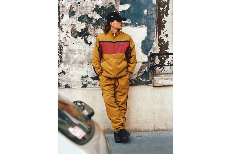 Supreme x Lacoste Fall 2019 Collection green crocodile collaboration Pique Long Sleeve Polo Wool Bomber Jacket Hooded Sweatshirt Messenger Bag Beanie