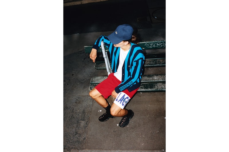 Supreme x Lacoste Fall 2019 Collection green crocodile collaboration Pique Long Sleeve Polo Wool Bomber Jacket Hooded Sweatshirt Messenger Bag Beanie
