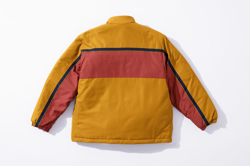 Supreme x Lacoste Fall 2019 Collection green crocodile collaboration Pique Long Sleeve Polo Wool Bomber Jacket Hooded Sweatshirt Messenger Bag Beanie