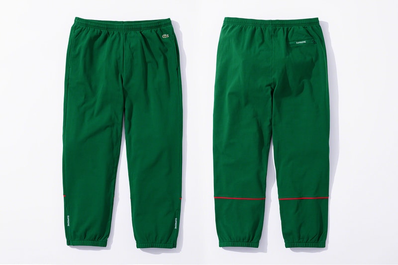 Supreme x Lacoste Fall 2019 Collection green crocodile collaboration Pique Long Sleeve Polo Wool Bomber Jacket Hooded Sweatshirt Messenger Bag Beanie