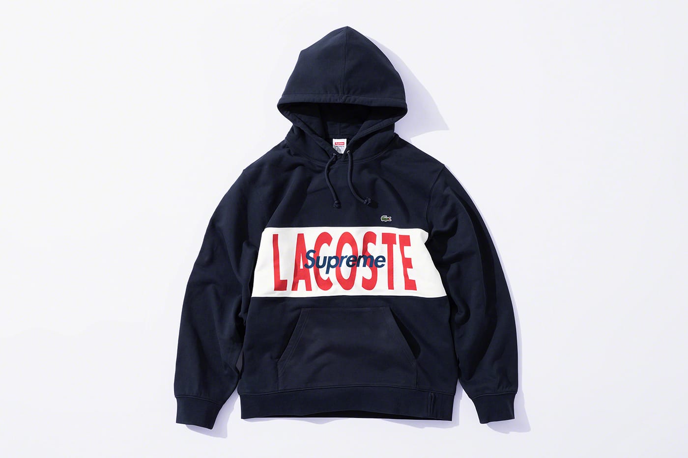 hoodie supreme x lacoste