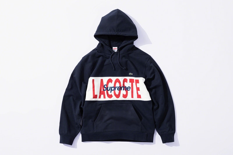 Supreme x Lacoste Fall 2019 Collection green crocodile collaboration Pique Long Sleeve Polo Wool Bomber Jacket Hooded Sweatshirt Messenger Bag Beanie