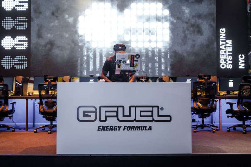G FUEL T-Pain Super Smash Bros. Tournament Hype Sauce raspberry lemonade sugar free energy drink Faze Temper Bowery Hotel Off-White Air Prestos Grand Prize hotel 50 bowery