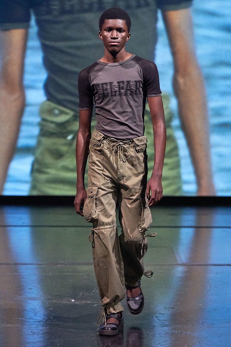 Telfar Clemens Spring/Summer 2020 Paris Fashion Week Runway Collection Menswear Womenswear Showcase Looks Images Gallery Ready-to-Wear Military Rock 'n' Roll Babak Radboy