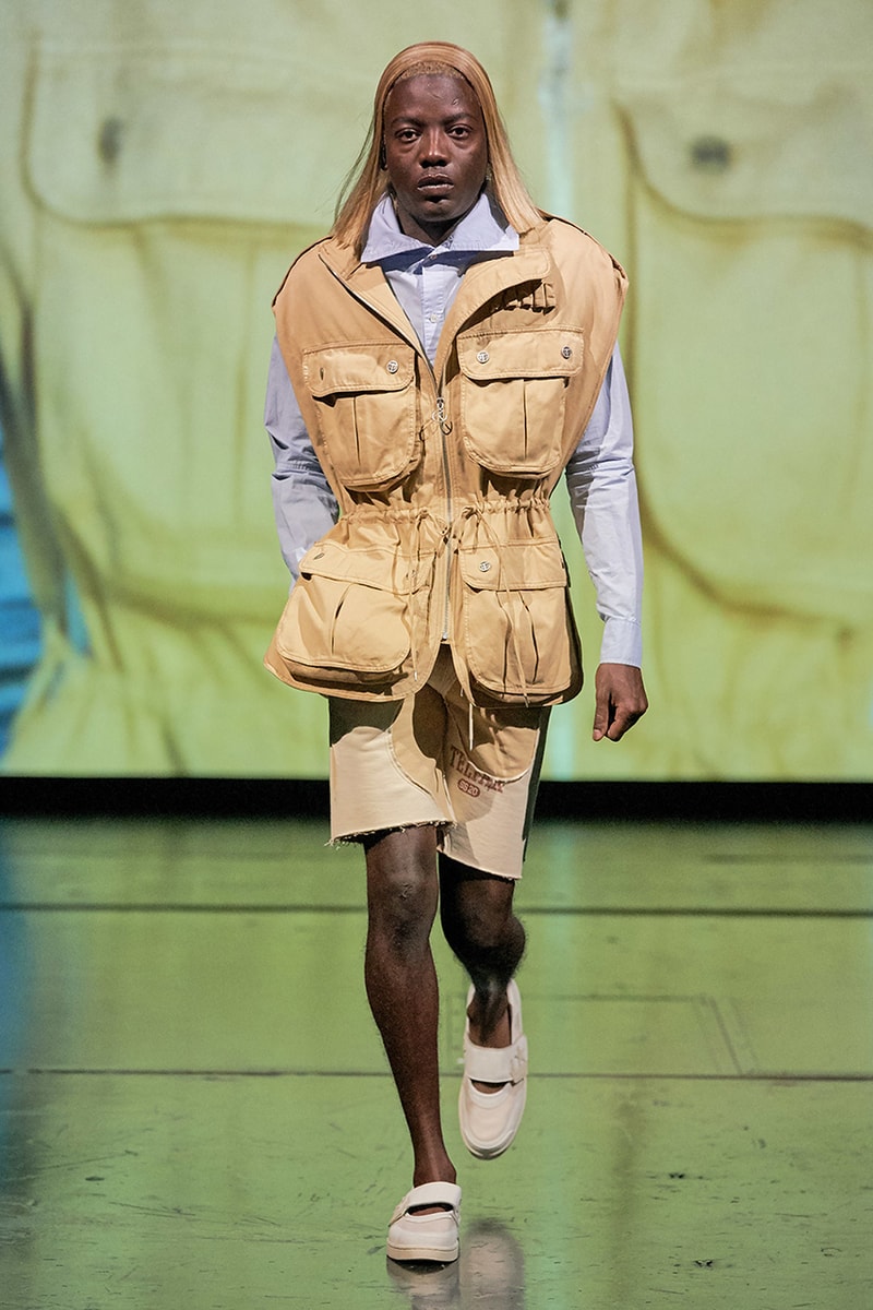 Telfar Clemens Spring/Summer 2020 Paris Fashion Week Runway Collection Menswear Womenswear Showcase Looks Images Gallery Ready-to-Wear Military Rock 'n' Roll Babak Radboy