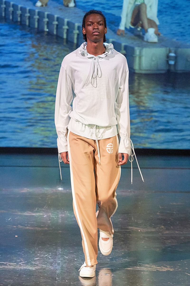 Telfar Clemens Spring/Summer 2020 Paris Fashion Week Runway Collection Menswear Womenswear Showcase Looks Images Gallery Ready-to-Wear Military Rock 'n' Roll Babak Radboy