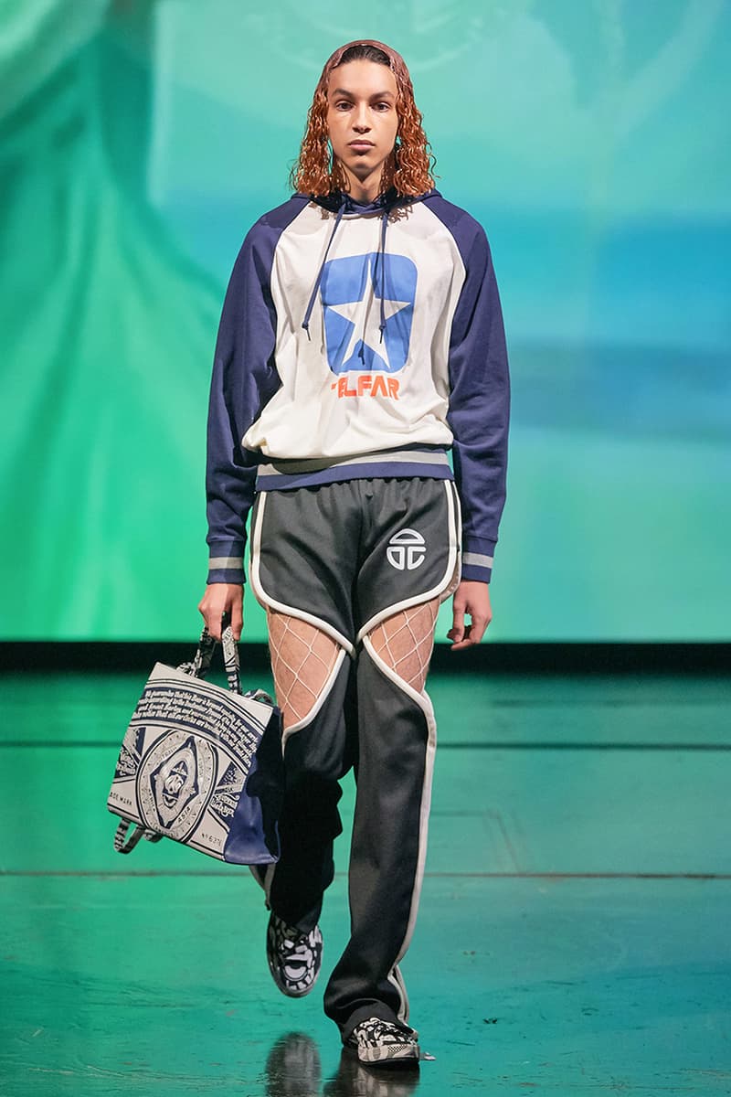 Telfar Clemens Spring/Summer 2020 Paris Fashion Week Runway Collection Menswear Womenswear Showcase Looks Images Gallery Ready-to-Wear Military Rock 'n' Roll Babak Radboy