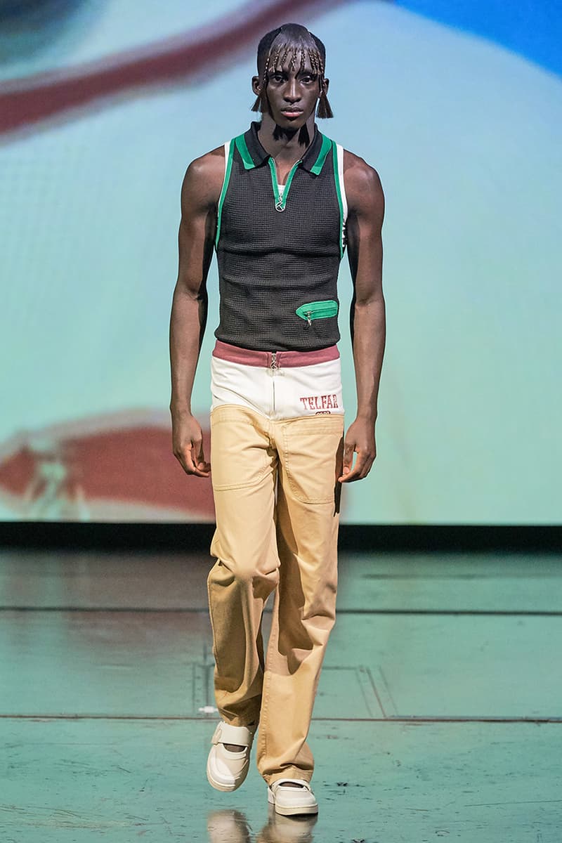 Telfar Clemens Spring/Summer 2020 Paris Fashion Week Runway Collection Menswear Womenswear Showcase Looks Images Gallery Ready-to-Wear Military Rock 'n' Roll Babak Radboy