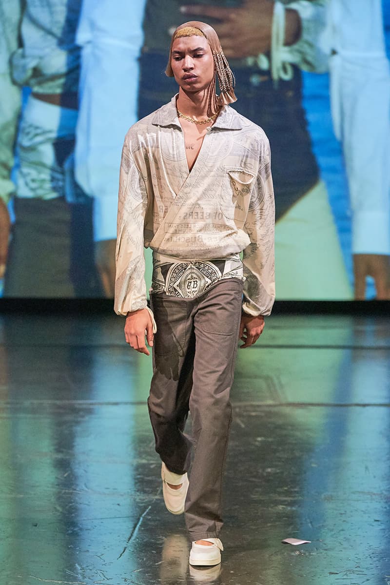 Telfar Clemens Spring/Summer 2020 Paris Fashion Week Runway Collection Menswear Womenswear Showcase Looks Images Gallery Ready-to-Wear Military Rock 'n' Roll Babak Radboy