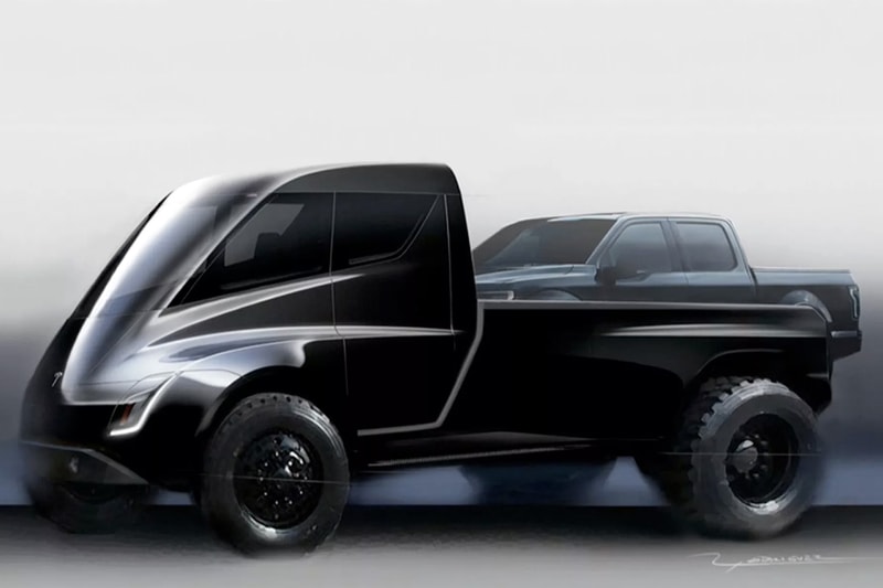 Tesla Pickup Truck Reveal Pushed Back November Elon Musk futuristic blade runner science fiction cyberpunk titanium semi automotive automobile