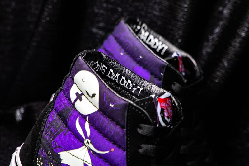 the nightmare before christmas vans collaboration sneaker vn0a4bv3t4v vn0a4bv5tpj vn0a4bv6t35 vn0a3wm7te1 sk8 hi old skool slip on authentic comfycush jack skellington disney collaboration colorway release date october 2019 