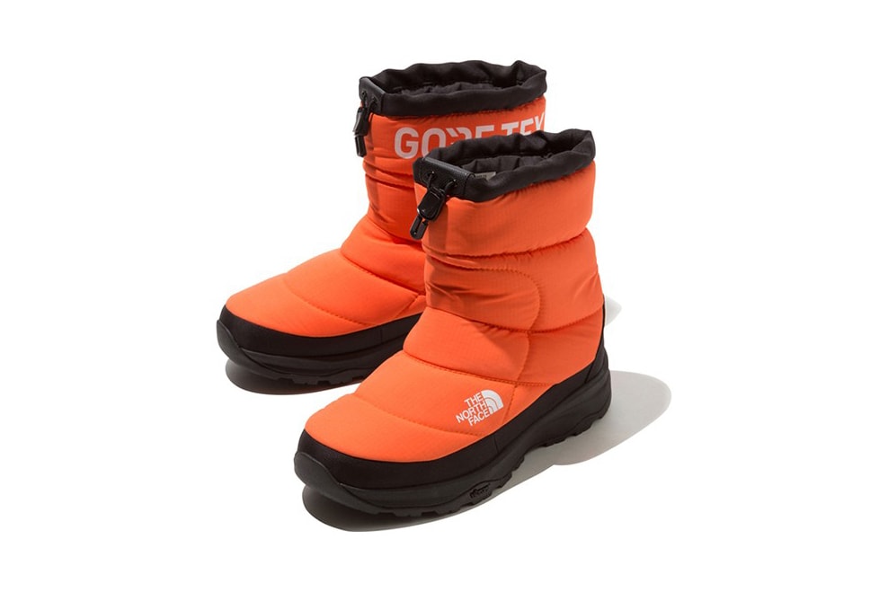 Nuptse Bootie GORE-TEX Series Pro Black Red Gray Silver Orange Yellow Vibram Arctic Grip Icetrek shoe release date info japan