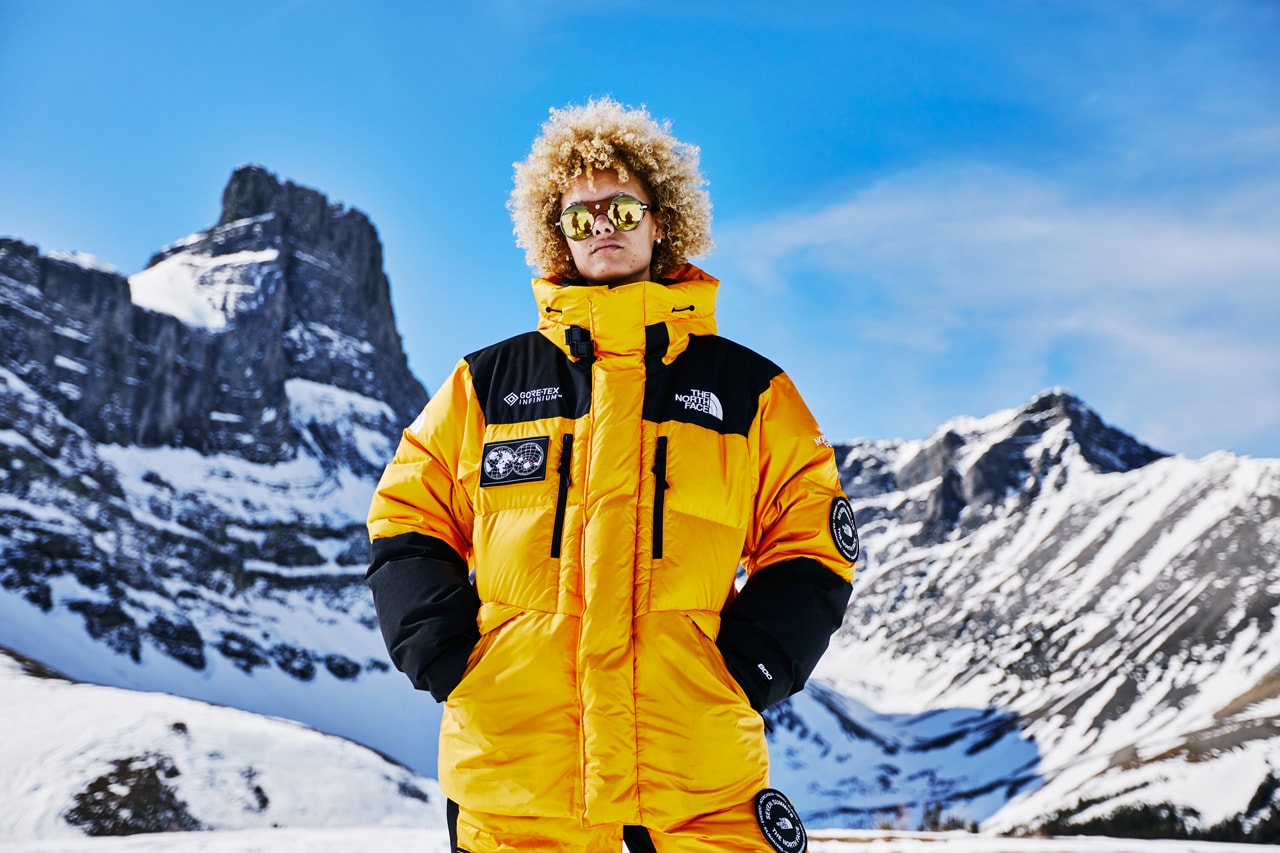 The North Face 7 Summits Collection Yellow Black Himalayan Parka '95 Denali Fleece Explore Haulaback Backpack 7SE Bootie DesLauriers kit seven