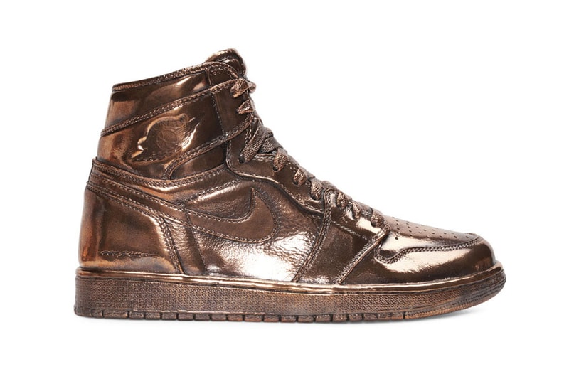 NTWRK has Matthew Senna craft Bronze replicas of Air Jordan 1 and Air Jordan 4 drawings classic silhouette Jay-Z Drake LeBron James DJ Khaled higher learning iconic detailed heavyweight bronze sculpture Live Nation Los Angeles