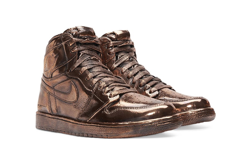 NTWRK has Matthew Senna craft Bronze replicas of Air Jordan 1 and Air Jordan 4 drawings classic silhouette Jay-Z Drake LeBron James DJ Khaled higher learning iconic detailed heavyweight bronze sculpture Live Nation Los Angeles