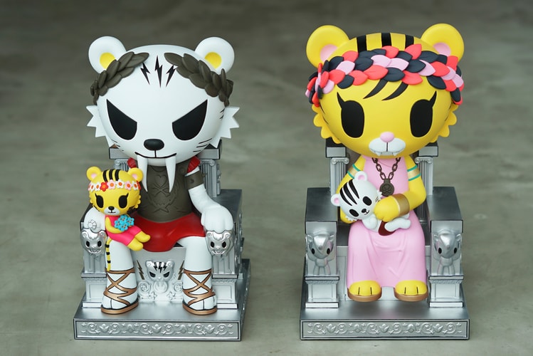 tokidoki x 8oz Release Salaryman Tiger Family Figures in New Size