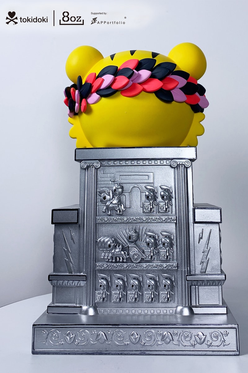 tokidoki 8oz Salaryman Tiger Figures Male Female APPortfolio Silver Metallic Throne Yellow White Green Pink Simone Legno