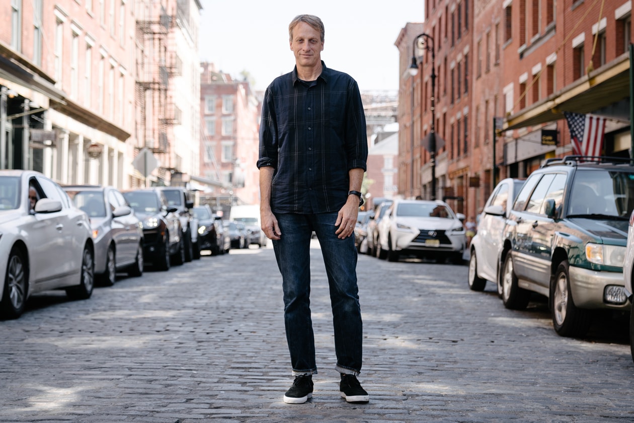 tony hawk streetsnaps new york city signature line launch interview 10 corso como reign retailers skateboarder riley hawk sneakers vince button up shirt 