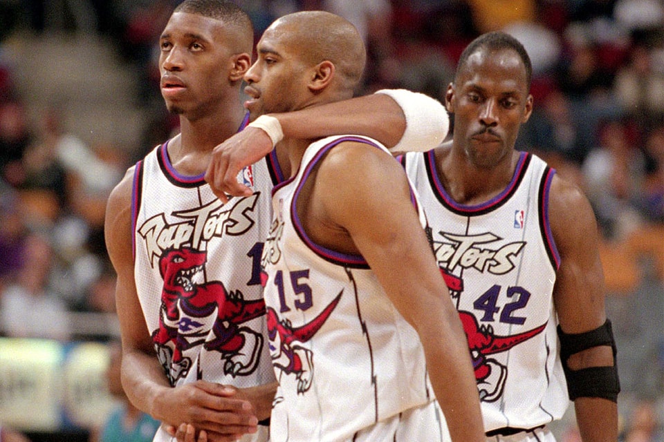 Toronto Raptors bringing back unbeatable '90s purple dinosaur jerseys next  season