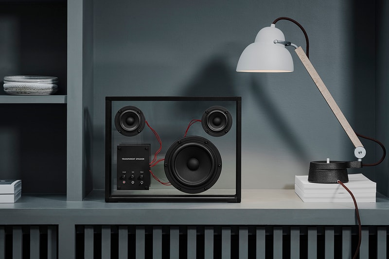 Transparent Sound See-Through Speakers Clear Technology Homewear Scandinavian Interior Design Wireless Bluetooth WiFi Stream Audio Play Music 