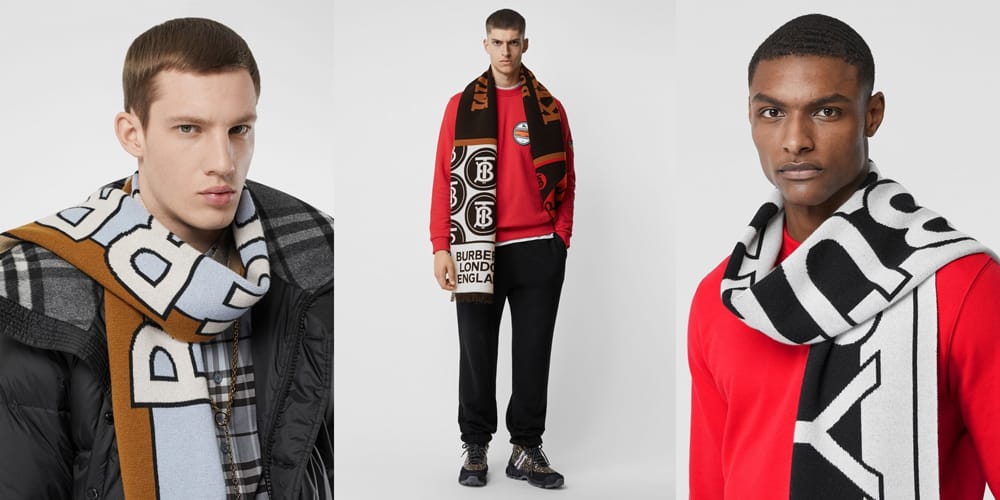 Burberry Football Scarves FW19 Release 