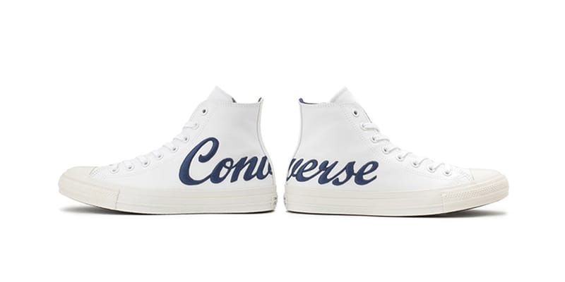 converse chuck taylor all star hi embroidery black & white skate shoes