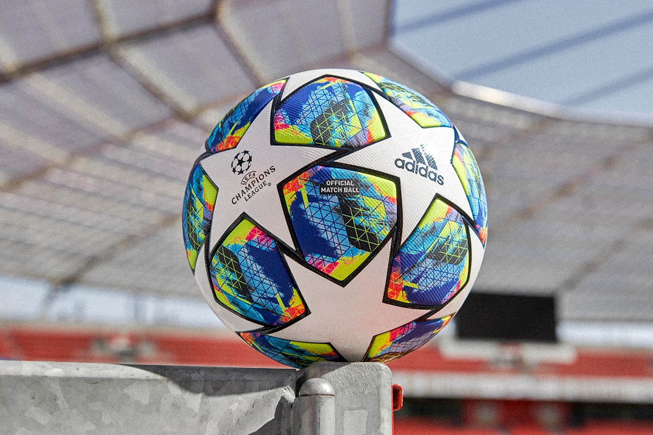 2019 uefa champions league group stage official match ball adidas football colorful graphic print pattern white stars buy cop purchase pre order liverpool napoli chelsea valencia preview barcelona real madrid ajax inter milan