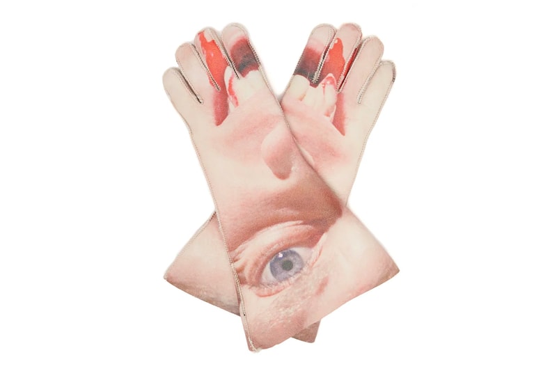 UNDERCOVER A Clockwork Orange Printed Shearling Gloves Release info Buy Alex Malcolm McDowell Stanley Kubrick