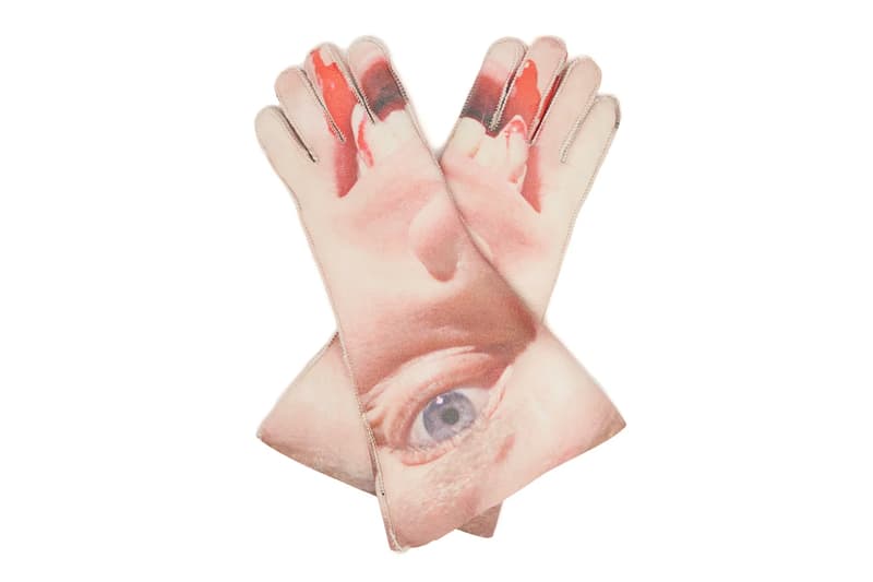 UNDERCOVER A Clockwork Orange Printed Shearling Gloves Release info Buy Alex Malcolm McDowell Stanley Kubrick