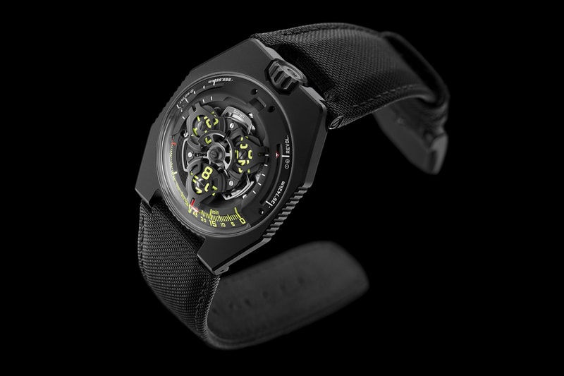 Urwerk UR-100 SpaceTime Release Info Date Buy Black Silver Watches Earth Distance Travelled 