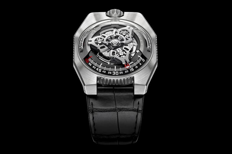 Urwerk UR-100 SpaceTime Release Info Date Buy Black Silver Watches Earth Distance Travelled 