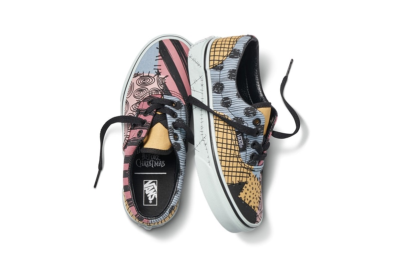 nightmare before christmas vans sk8 hi authentic old skool comfycush slip on slider hoodie t-shirt long sleeve cap backpack rucksack socks jacks lament sallys potion oogie boogie buy cop purchase release details