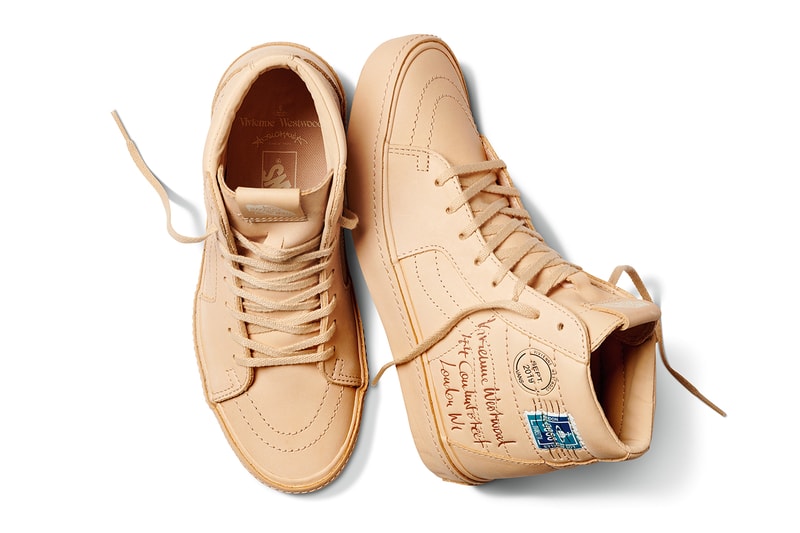 Vivienne Westwood Vans Anglomania Capsule footwear sneakers shoes slip on old skool sk8 hi monogram logo creeper boots leather boots belt