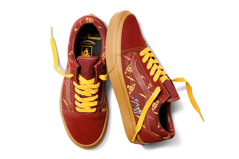 Vivienne Westwood Vans Anglomania Capsule footwear sneakers shoes slip on old skool sk8 hi monogram logo creeper boots leather boots belt