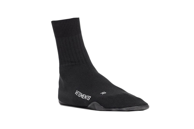 vetements the webster karate anarchy shoe sock sneaker black demna gvasalia balenciaga sole