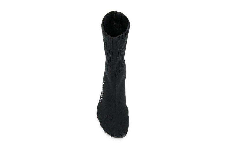 vetements the webster karate anarchy shoe sock sneaker black demna gvasalia balenciaga sole